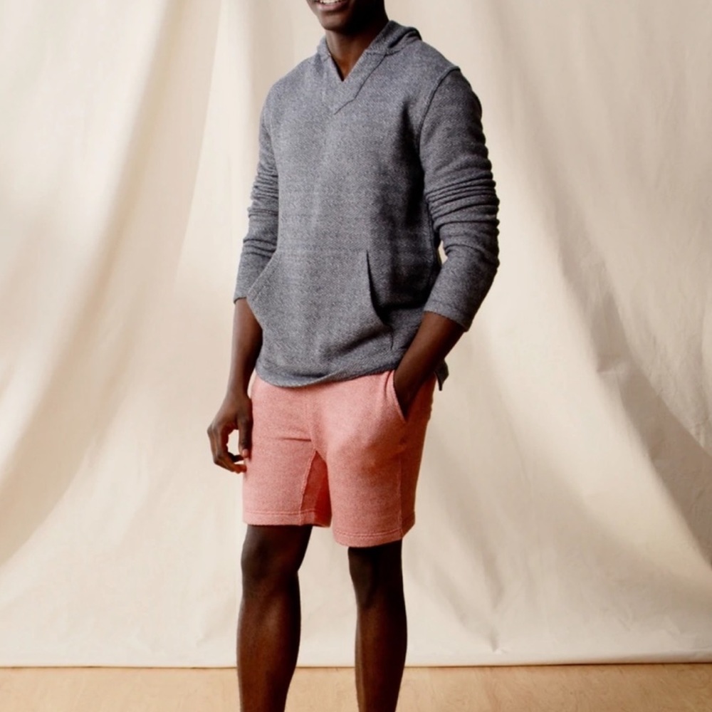 Faherty Whitewater Poncho in Granite size XS